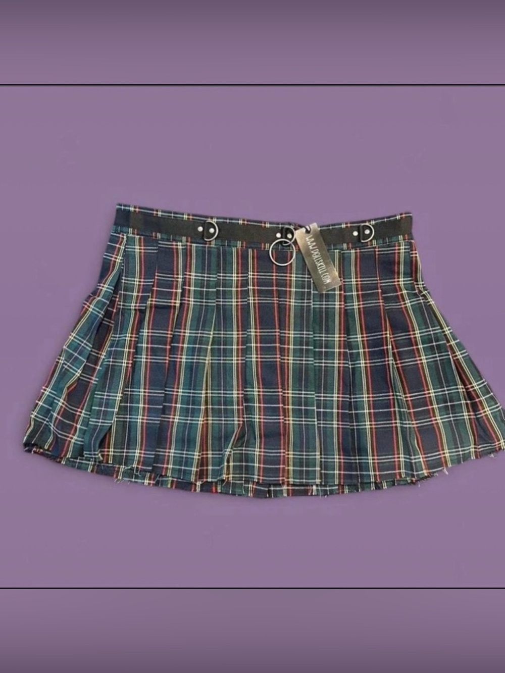 Dolls Kill x Current Mood - Plus Dress Code Plaid Skirt